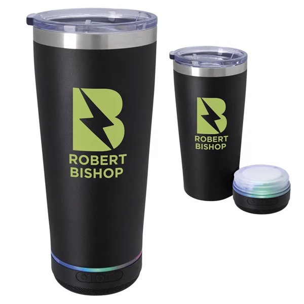 Tumbler with Wireless Speaker - 20 oz. - Tumbler with Wireless Speaker - 20 oz. - Image 2 of 5