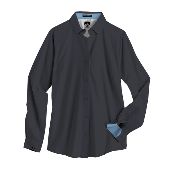 Women's Influencer Solid Woven Shirt - Women's Influencer Solid Woven Shirt - Image 11 of 17