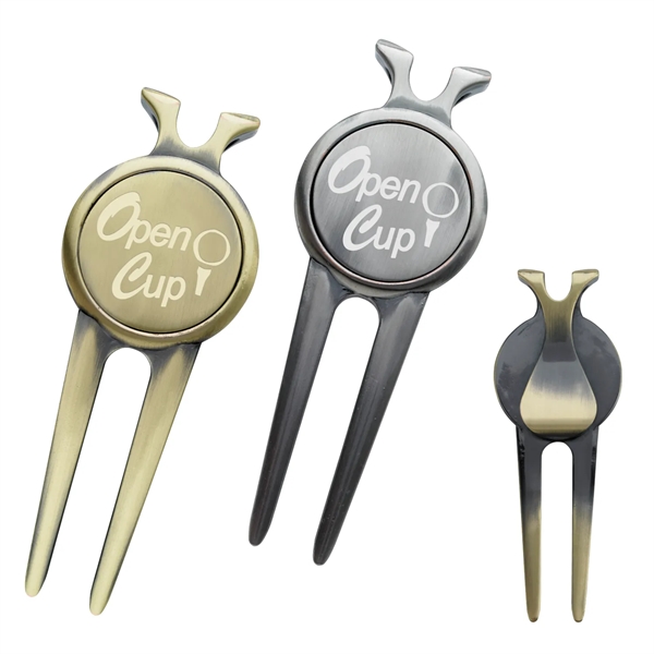 Deluxe Magnetic Divot Repair Tool with Ball Marker - Deluxe Magnetic Divot Repair Tool with Ball Marker - Image 2 of 3