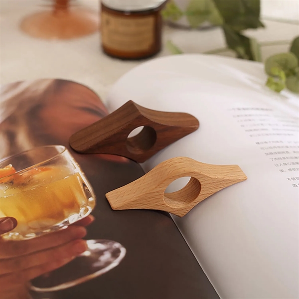 Wooden Thumb Book Page Holder Gifts For Readers - Wooden Thumb Book Page Holder Gifts For Readers - Image 2 of 3
