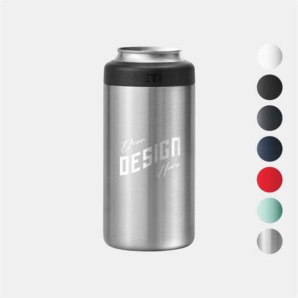 16 Oz Slim YETI® Rambler Stainless Steel Can Cooler Tumbler - 16 Oz Slim YETI® Rambler Stainless Steel Can Cooler Tumbler - Image 0 of 7