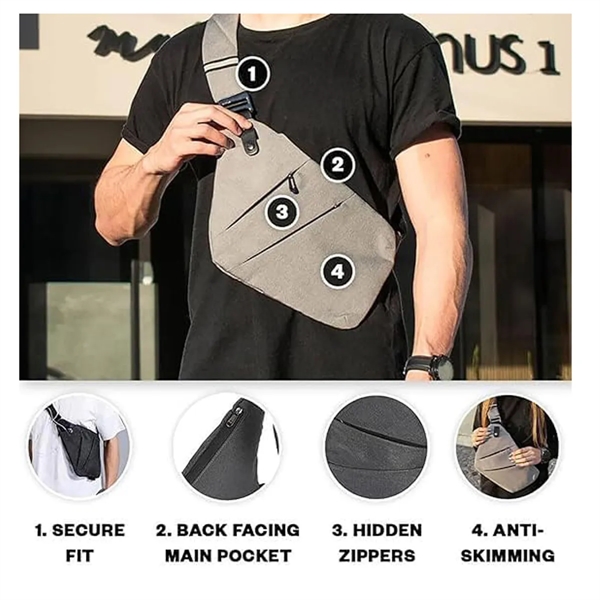 Anti-Theft Shoulder Bag - Anti-Theft Shoulder Bag - Image 2 of 3