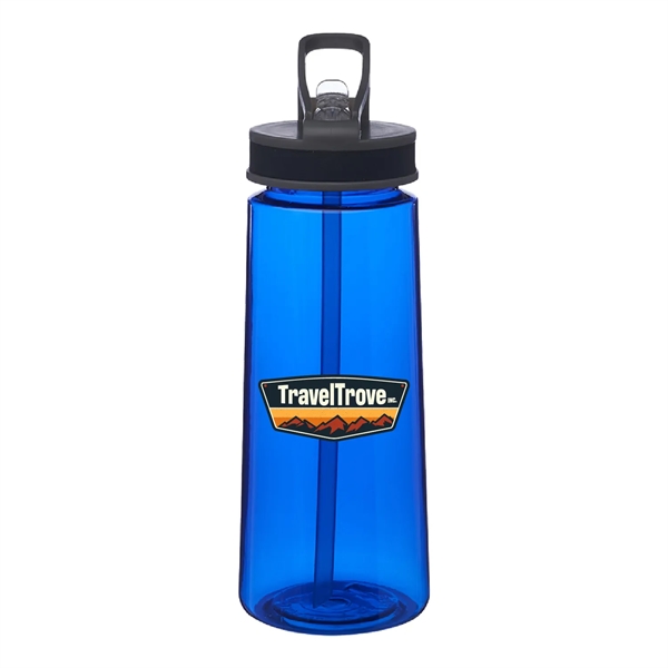 22 oz. Jog Sports Water Bottles with Straw Ful Color Imprint - 22 oz. Jog Sports Water Bottles with Straw Ful Color Imprint - Image 0 of 7