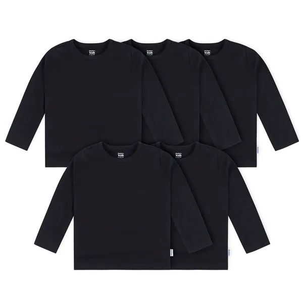 5-Pack Baby & Toddler Premium Long Sleeve T-Shirt - 5-Pack Baby & Toddler Premium Long Sleeve T-Shirt - Image 3 of 5