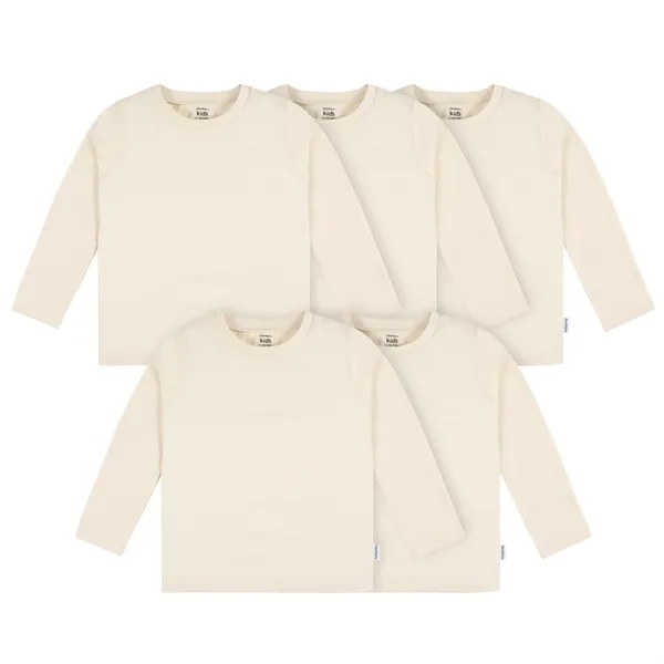 5-Pack Baby & Toddler Premium Long Sleeve T-Shirt - 5-Pack Baby & Toddler Premium Long Sleeve T-Shirt - Image 4 of 5