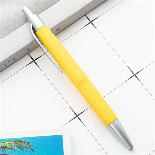 Click action Soft Touch Plastic Pen - Click action Soft Touch Plastic Pen - Image 1 of 7