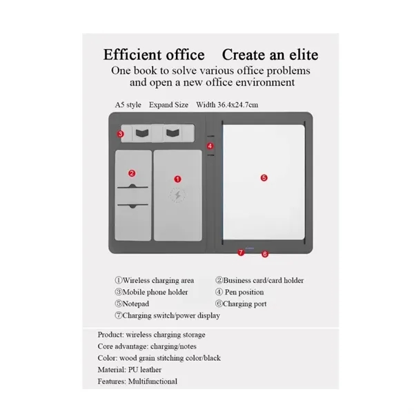 Wireless Charging Notepad - Wireless Charging Notepad - Image 2 of 2