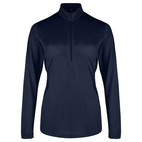 Ladies UV Micro Mesh Quarter Zip Pullover - Ladies UV Micro Mesh Quarter Zip Pullover - Image 3 of 5