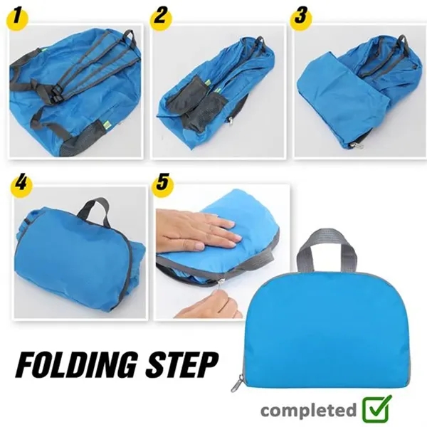 In Stock Travel Sports Foldable Backpack - In Stock Travel Sports Foldable Backpack - Image 2 of 5