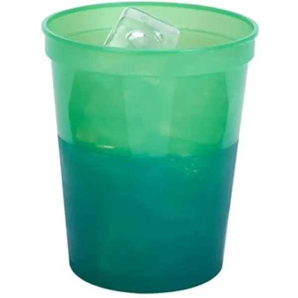 16 oz. Color Changing Smooth Plastic Stadium Cup - 16 oz. Color Changing Smooth Plastic Stadium Cup - Image 9 of 10