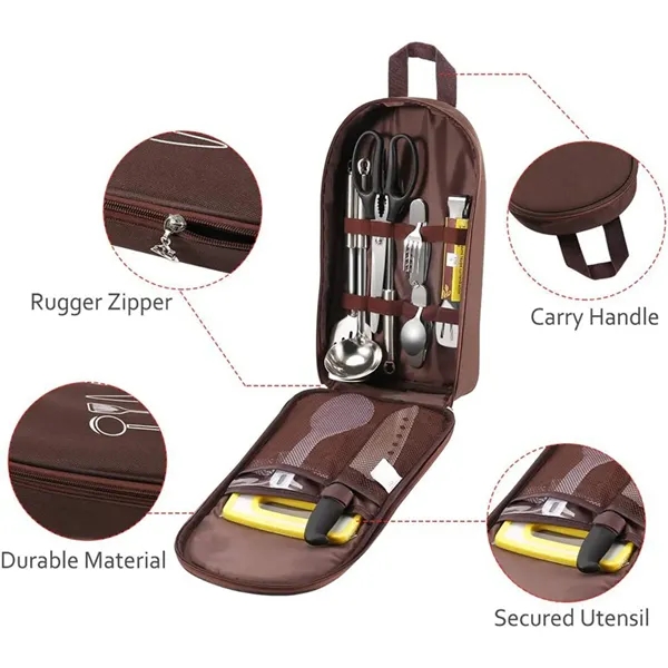 Cooking Utensils Storage Portable Pouch - Cooking Utensils Storage Portable Pouch - Image 1 of 4