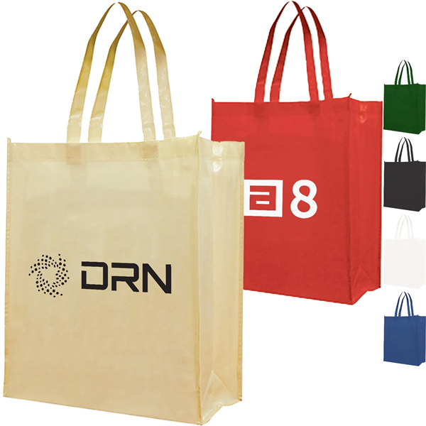 Attractive Laminate Patent Finish, Gusset Tote Bag (13x16x5) - Attractive Laminate Patent Finish, Gusset Tote Bag (13x16x5) - Image 0 of 6
