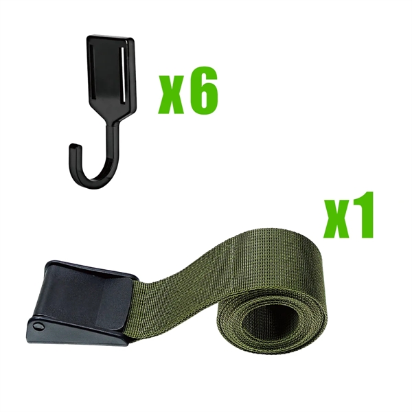 Treestand Strap Gear Hangers With Hooks - Treestand Strap Gear Hangers With Hooks - Image 1 of 3