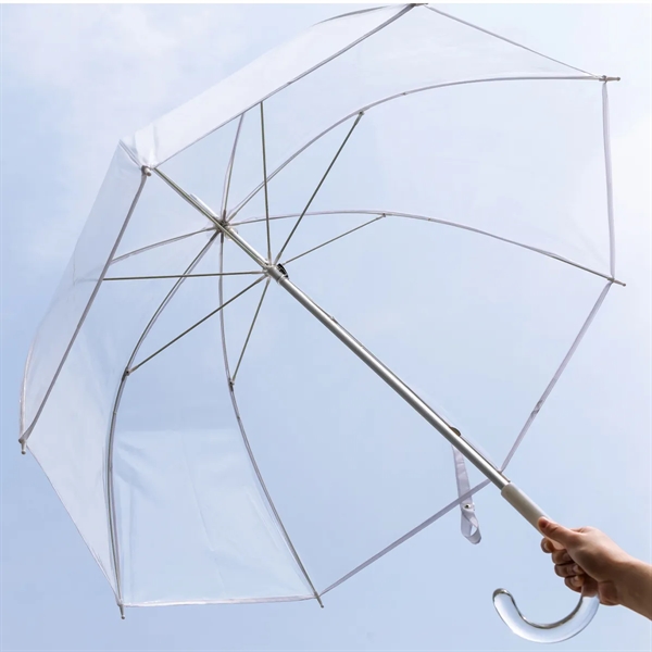 Signature Clear Bubble Wedding Umbrella - Signature Clear Bubble Wedding Umbrella - Image 1 of 2