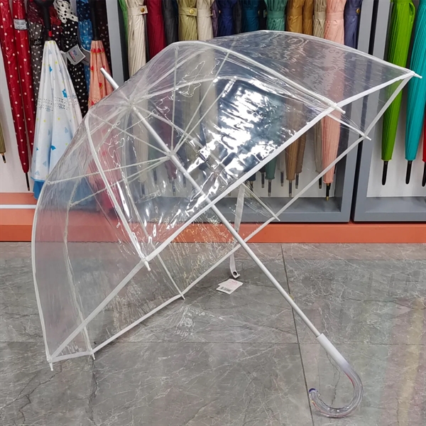 Signature Clear Bubble Wedding Umbrella - Signature Clear Bubble Wedding Umbrella - Image 2 of 2