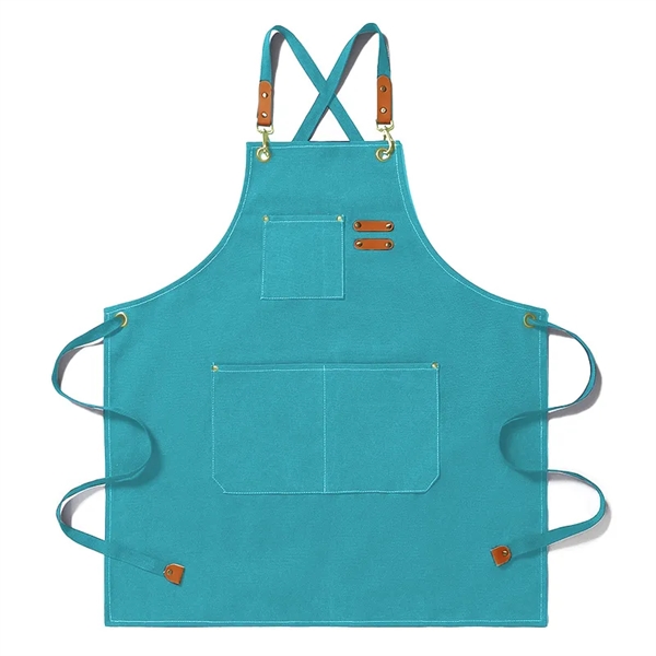 Kitch Style Washed Canvas Apron - Colors - Kitch Style Washed Canvas Apron - Colors - Image 5 of 11