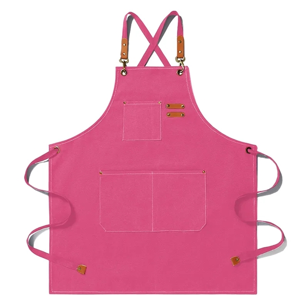 Kitch Style Washed Canvas Apron - Colors - Kitch Style Washed Canvas Apron - Colors - Image 10 of 11