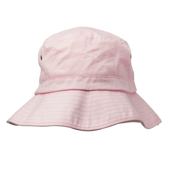 Foldable Cotton Bucket Hats - Foldable Cotton Bucket Hats - Image 3 of 6