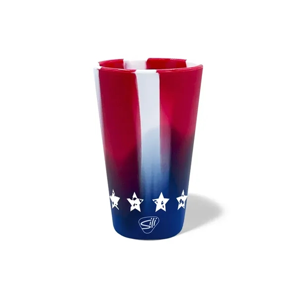 16 oz Silicone Stars and Stripes Pint - 16 oz Silicone Stars and Stripes Pint - Image 0 of 0