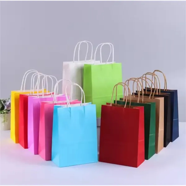 Kraft Paper Gift Bags - Kraft Paper Gift Bags - Image 0 of 3