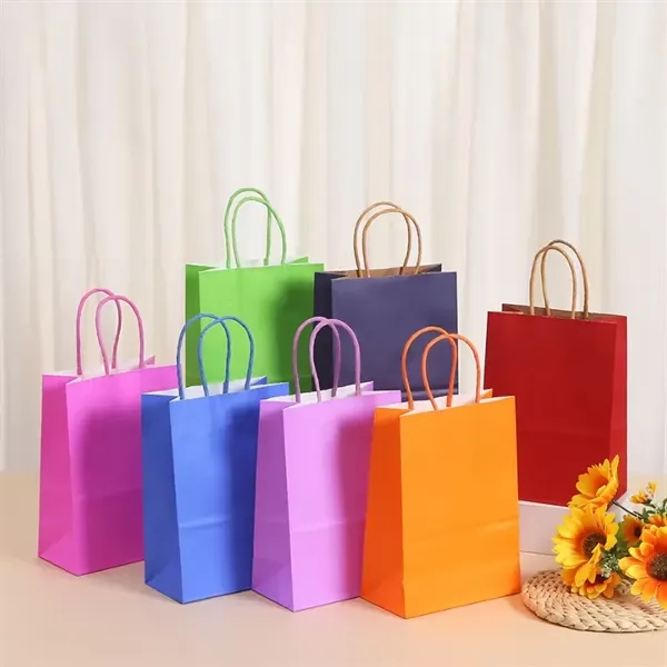 Kraft Paper Gift Bags - Kraft Paper Gift Bags - Image 1 of 3