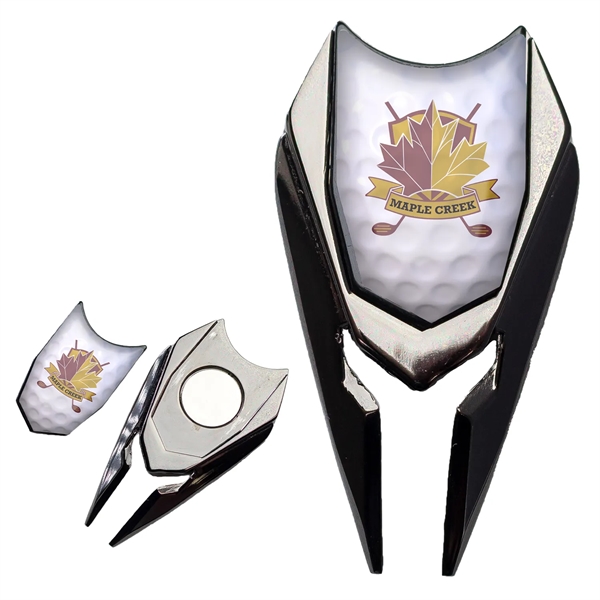 Tribal Divot Tool W/ Ball Marker