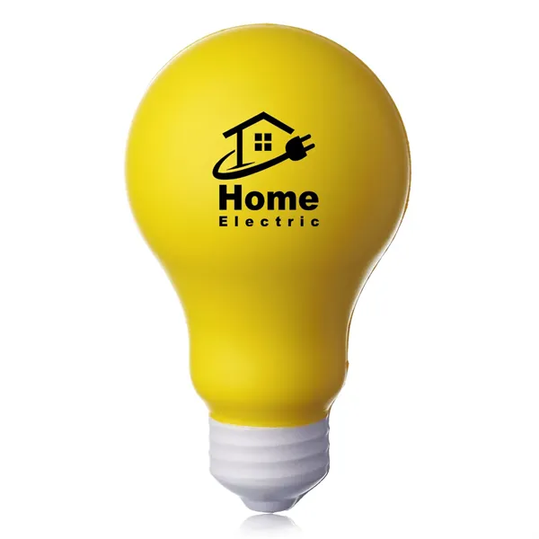 Light Bulb Shaped Stress Balls - Light Bulb Shaped Stress Balls - Image 0 of 2