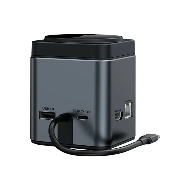 8 In 1 Usb C Hub Magnetic Wireless Charger - 8 In 1 Usb C Hub Magnetic Wireless Charger - Image 3 of 7