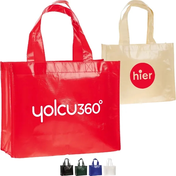 110 GSM Non-Woven Laminated W/ Gusset Tote Bag (16"X13"X6") - 110 GSM Non-Woven Laminated W/ Gusset Tote Bag (16"X13"X6") - Image 0 of 7