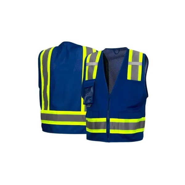 Pyramex ANSI Type O - Class 1 Enhanced-Vis Safety Vest - Pyramex ANSI Type O - Class 1 Enhanced-Vis Safety Vest - Image 6 of 6