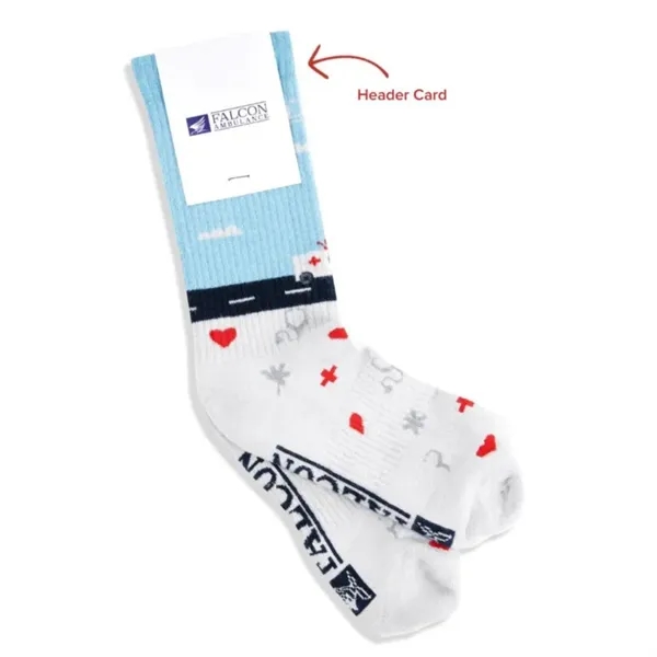 Cotton Athletic Crew - Nurse Socks - Healthcare - Cotton Athletic Crew - Nurse Socks - Healthcare - Image 1 of 2