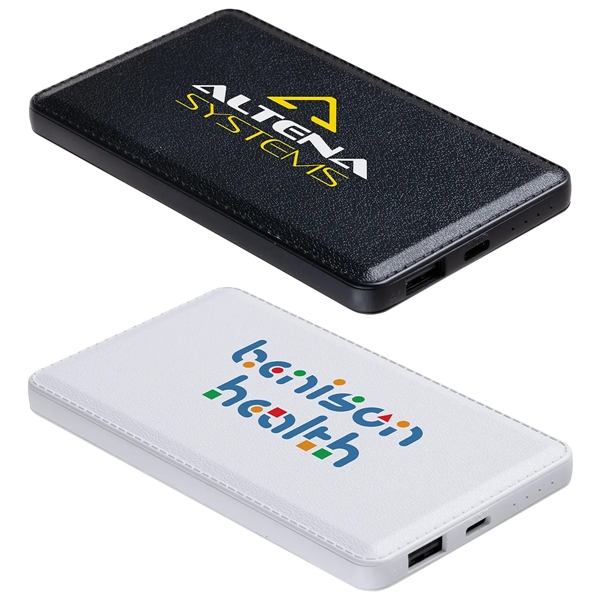 Sovereign 4000mAh Wireless Charging Power Bank with Recycled - Sovereign 4000mAh Wireless Charging Power Bank with Recycled - Image 0 of 2