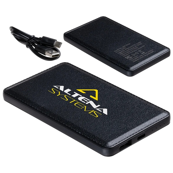 Sovereign 4000mAh Wireless Charging Power Bank with Recycled - Sovereign 4000mAh Wireless Charging Power Bank with Recycled - Image 1 of 2