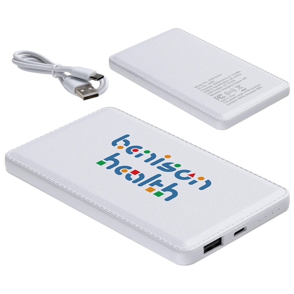Sovereign 4000mAh Wireless Charging Power Bank with Recycled - Sovereign 4000mAh Wireless Charging Power Bank with Recycled - Image 2 of 2