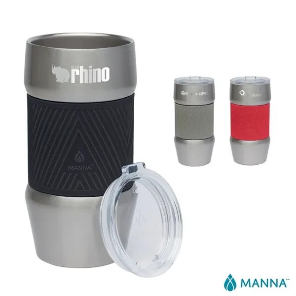 Manna™ 20 oz. Renegade Stainless Steel Tumbler w/ Silicon... - Manna™ 20 oz. Renegade Stainless Steel Tumbler w/ Silicon... - Image 0 of 3