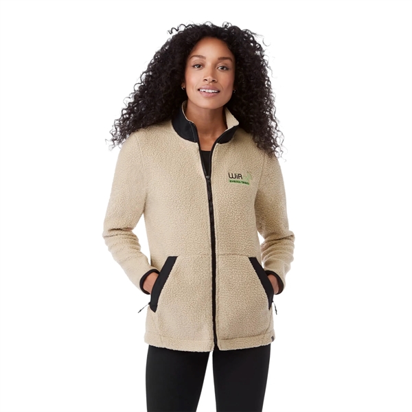 Custom Women's KAHUZI Eco Full Zip Sherpa