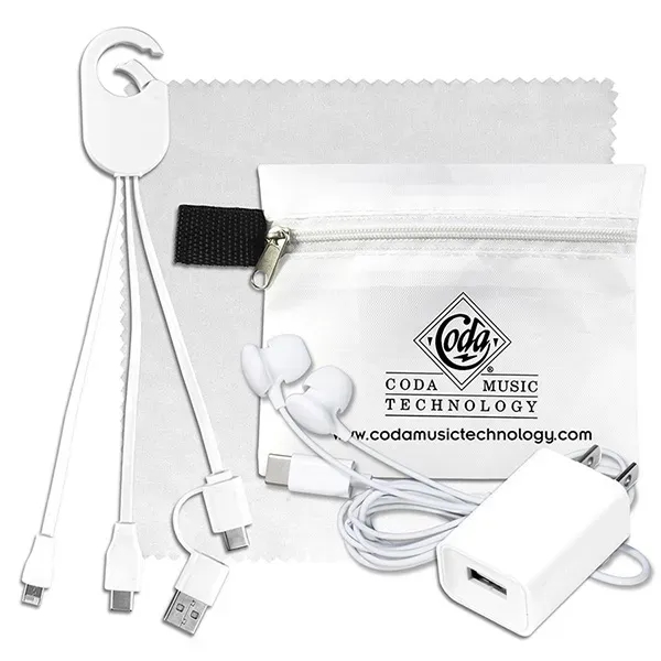 TechTime Plus Mobile Tech Charging Kit with Earbuds - TechTime Plus Mobile Tech Charging Kit with Earbuds - Image 3 of 9