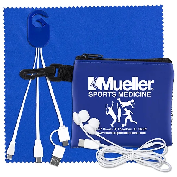 TechMesh Hang Pro Mobile Charging Cable Kit in Mesh Pouch - TechMesh Hang Pro Mobile Charging Cable Kit in Mesh Pouch - Image 7 of 12