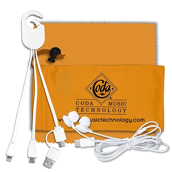 TechTime Mobile Charging Kit w/ Earbuds - TechTime Mobile Charging Kit w/ Earbuds - Image 4 of 10