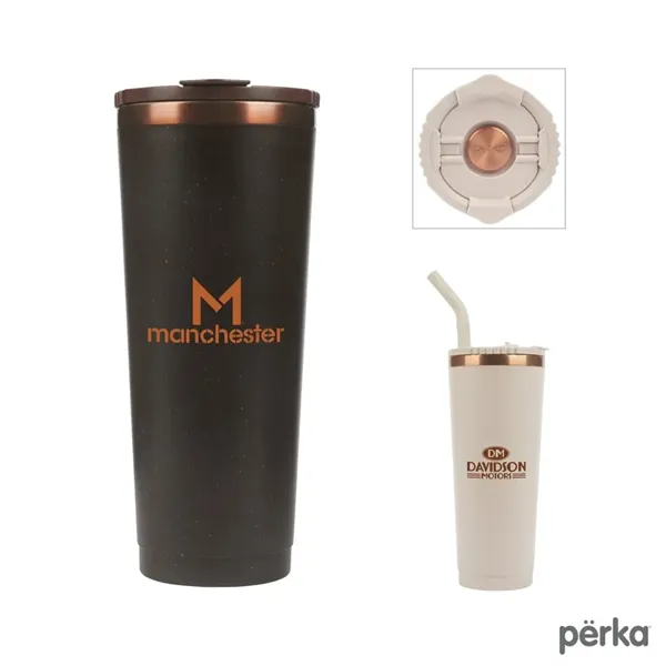 Perka® Barbarossa 24 oz. Recycled Steel and Coffee Ground... - Perka® Barbarossa 24 oz. Recycled Steel and Coffee Ground... - Image 2 of 2