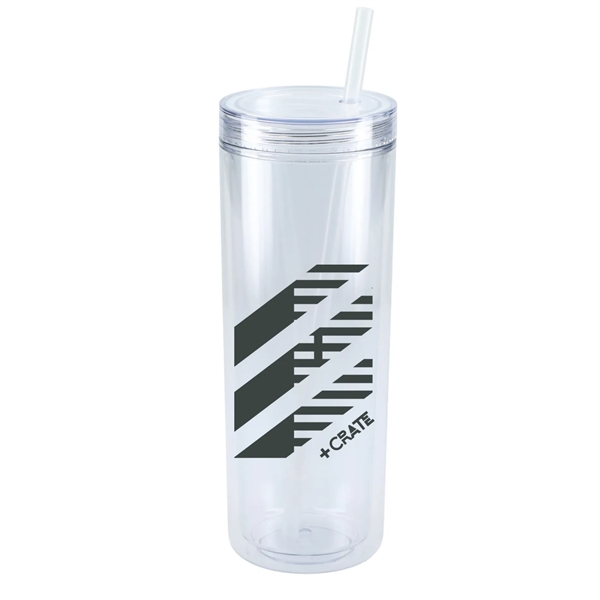 Chroma Recycled Acrylic Straw Tumbler 16oz - Chroma Recycled Acrylic Straw Tumbler 16oz - Image 1 of 22