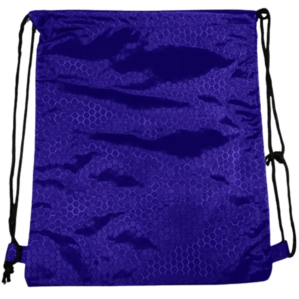 Hexagonal Shape Fabric Drawstring (13.5" x 16.5")