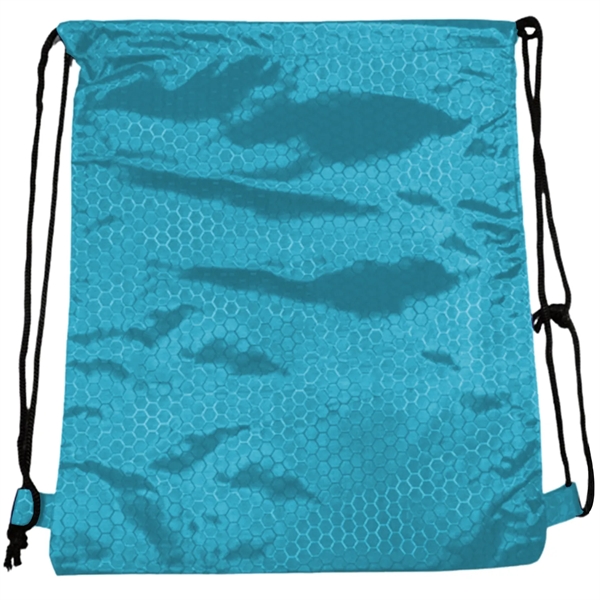 Hexagonal Shape Fabric Drawstring (13.5" x 16.5")