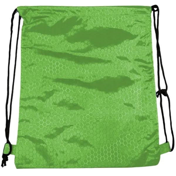Hexagonal Shape Fabric Drawstring (13.5" x 16.5")
