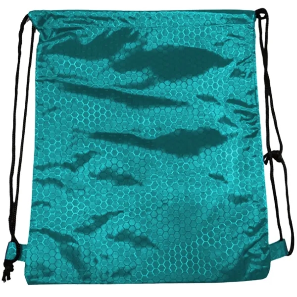 Hexagonal Shape Fabric Drawstring (13.5" x 16.5")