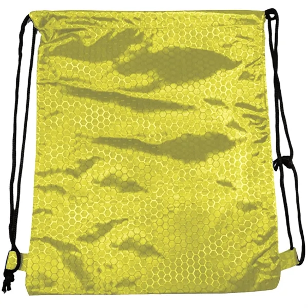 Hexagonal Shape Fabric Drawstring (13.5" x 16.5")