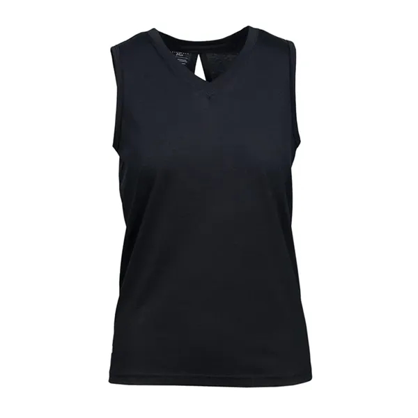 Verve Ladies Paisley Slit Back Tank - Verve Ladies Paisley Slit Back Tank - Image 1 of 12