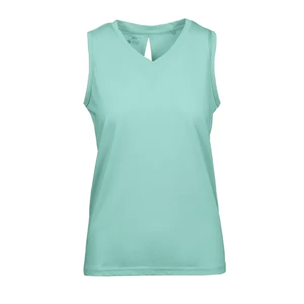 Verve Ladies Paisley Slit Back Tank - Verve Ladies Paisley Slit Back Tank - Image 4 of 12