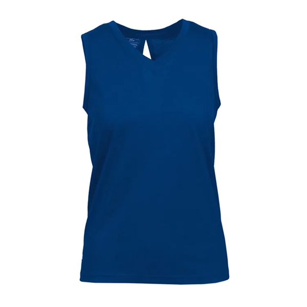 Verve Ladies Paisley Slit Back Tank - Verve Ladies Paisley Slit Back Tank - Image 9 of 12