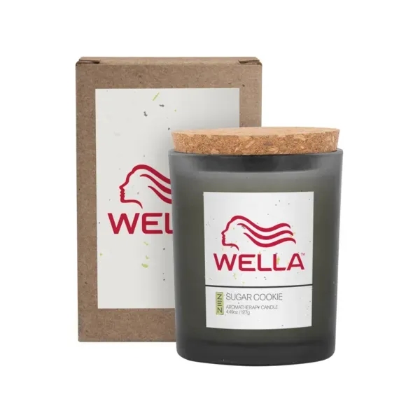 ZEN Niva Frosted Candle with Cork Lid - ZEN Niva Frosted Candle with Cork Lid - Image 2 of 4